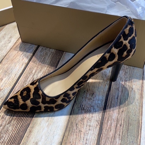 Michael Kors Dorothy Flex Leopard-print Pumps In Cheetah Hair Calf - NEW IN BOX - Picture 5 of 5